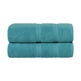 Smart Dry Zero Twist Cotton Medium Weight Bath Sheets, Set of 2