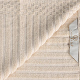Soho Cotton Ribbed Textured Absorbent Hand and Bath Towel Set