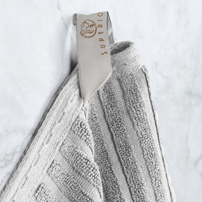 Soho Cotton Ribbed Textured Absorbent Hand and Bath Towel Set