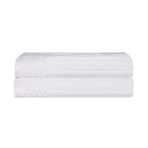Soho Cotton Ribbed Textured Ultra-Absorbent 2 Piece Bath Towel Set