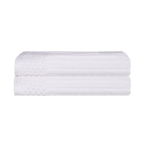 Soho Cotton Ribbed Textured Ultra-Absorbent 2 Piece Bath Towel Set