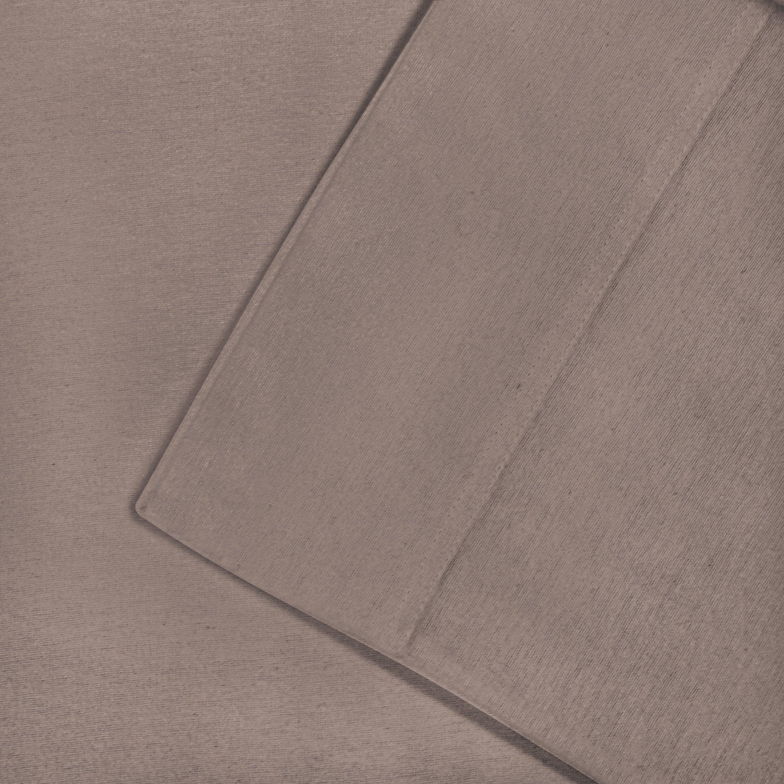 Solid Flannel Cotton Soft Fuzzy Pillowcases, Set of 2