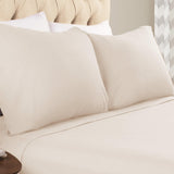 Solid Flannel Cotton Soft Fuzzy Pillowcases, Set of 2