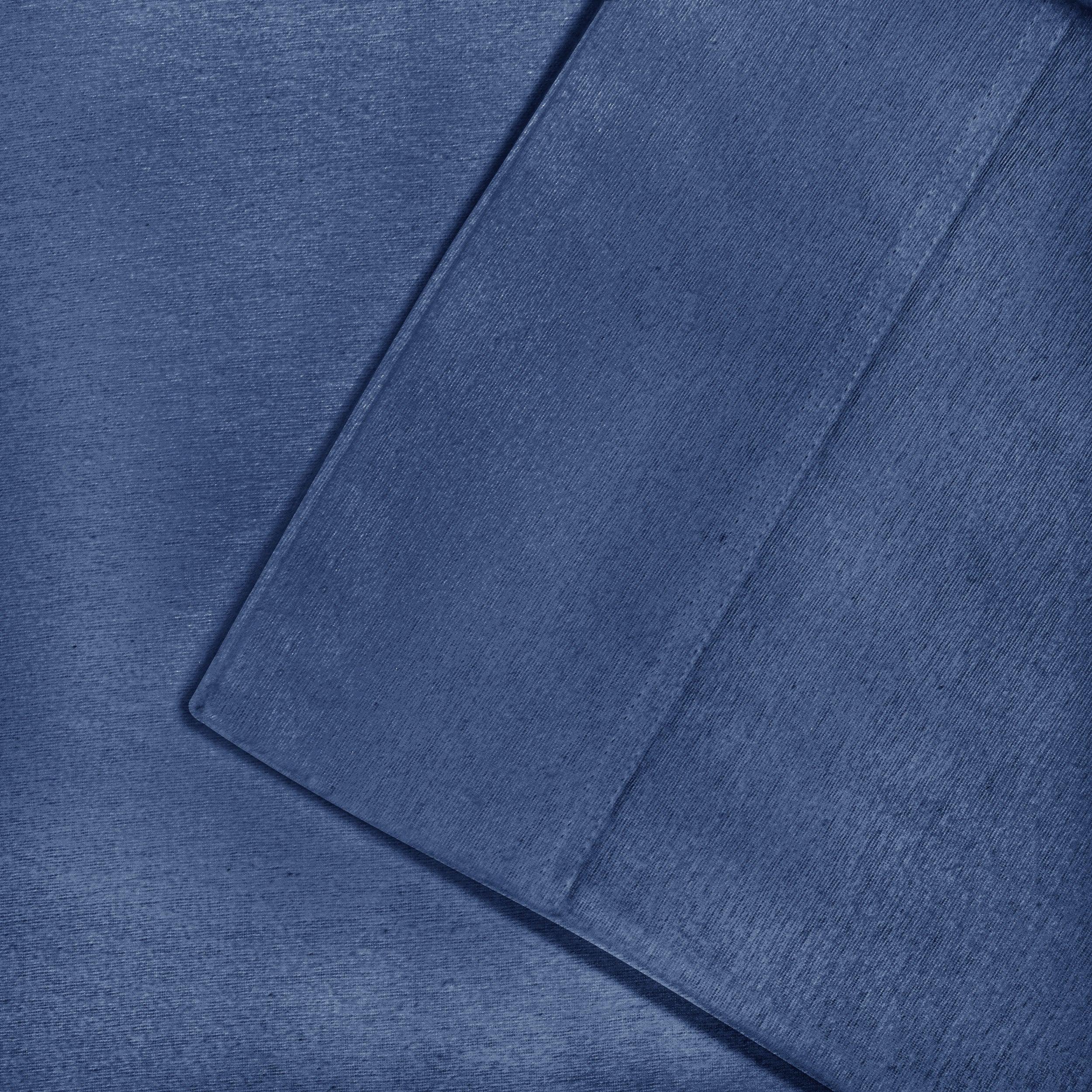 Solid Flannel Cotton Soft Fuzzy Pillowcases, Set of 2