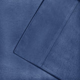 Solid Flannel Cotton Soft Fuzzy Pillowcases, Set of 2