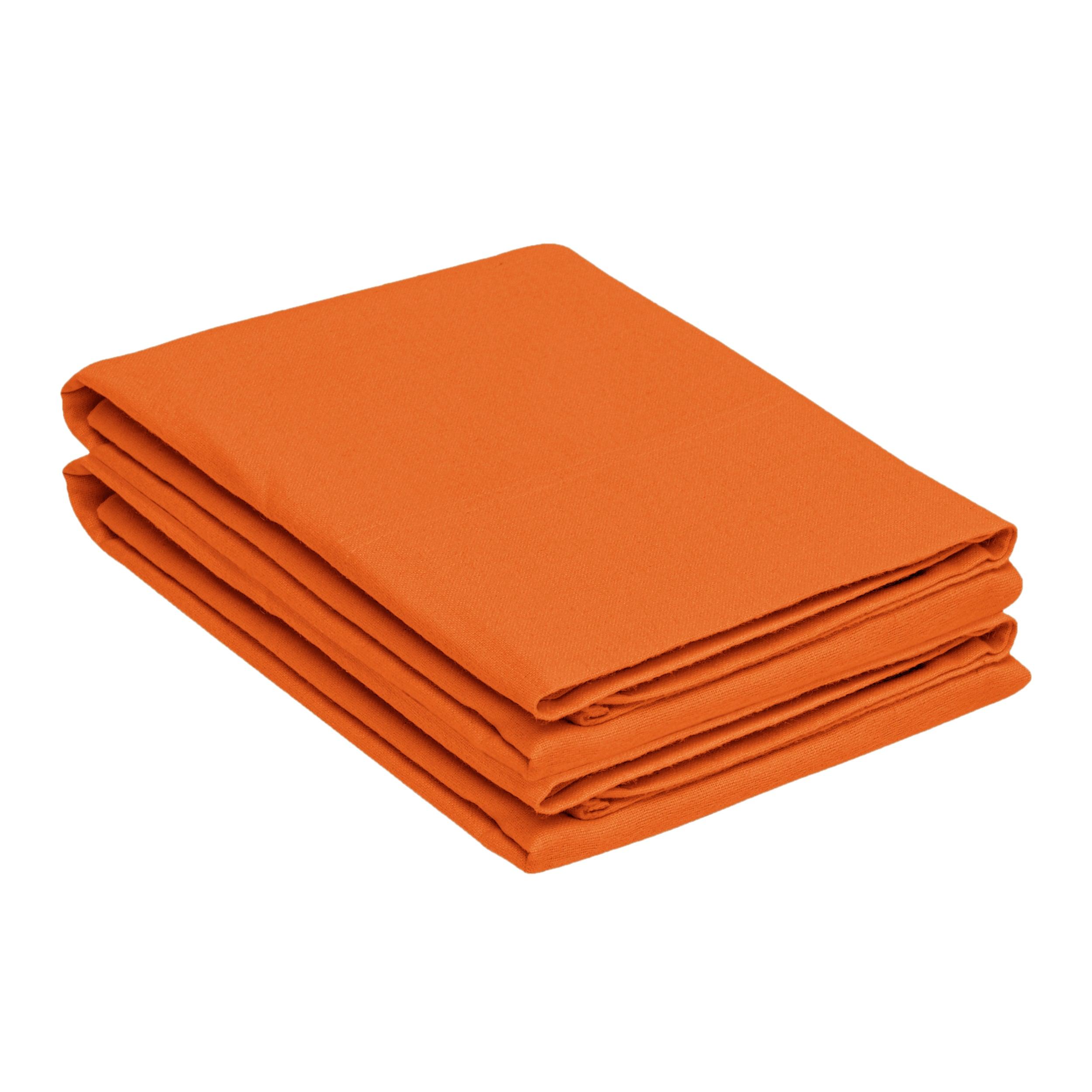 Solid Flannel Cotton Soft Fuzzy Pillowcases, Set of 2