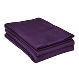 Solid Flannel Cotton Soft Fuzzy Pillowcases, Set of 2