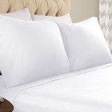 Solid Flannel Cotton Soft Fuzzy Pillowcases, Set of 2