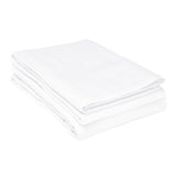 Solid Flannel Cotton Soft Fuzzy Pillowcases, Set of 2