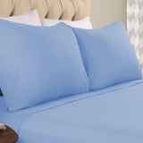 Solid Flannel Cotton Soft Fuzzy Pillowcases, Set of 2