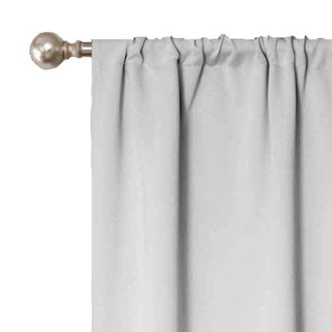 Blackout Window Curtains Solid Room Darkening Washable Set of 2