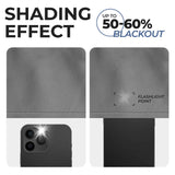 Solid Machine Washable Room Darkening Blackout Curtains, Set of 2