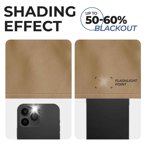 Blackout Window Curtains Solid Room Darkening Washable Set of 2