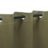 Solid Machine Washable Room Darkening Blackout Curtains, Set of 2