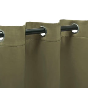 Solid Machine Washable Room Darkening Blackout Curtains, Set of 2