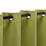 Solid Machine Washable Room Darkening Blackout Curtains, Set of 2