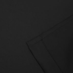 Solid Machine Washable Room Darkening Blackout Curtains, Set of 2