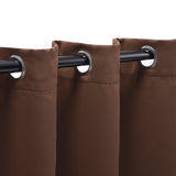Solid Machine Washable Room Darkening Blackout Curtains, Set of 2