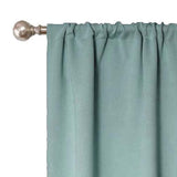 Solid Machine Washable Room Darkening Blackout Curtains, Set of 2