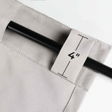 Blackout Window Curtains Solid Room Darkening Back Tab Set of 2