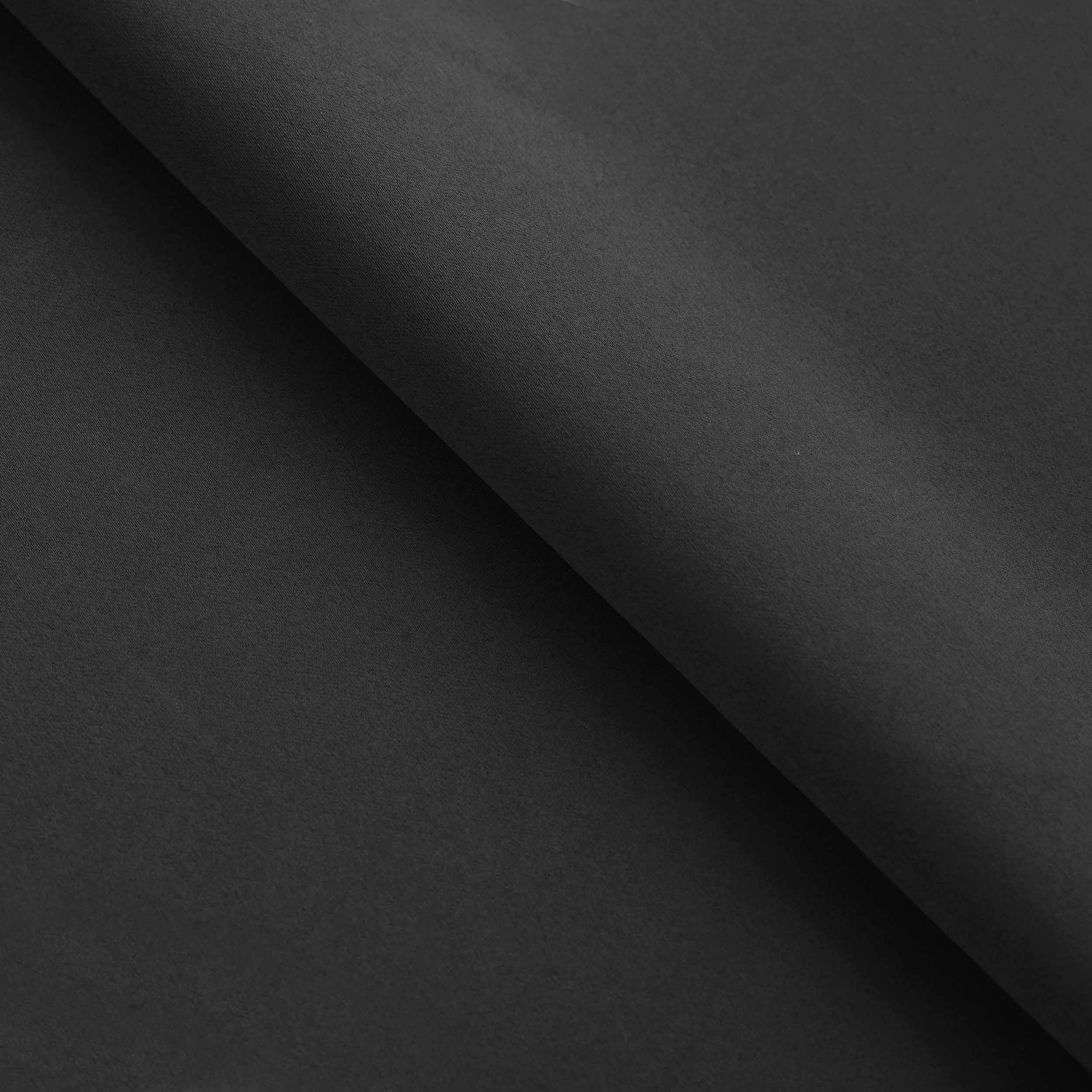 Solid Room Darkening Rod Pocket Blackout Curtain Panels, Set of 2