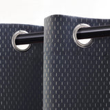 Modern Shimmer Washable Room Darkening Blackout Curtains, Set of 2