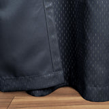 Modern Shimmer Washable Room Darkening Blackout Curtains, Set of 2
