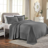Lightweight Cotton Bedspread Sets 3-Piece Diamond Jacquard Matelassé