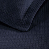Solitaire Jacquard Matelassé Cotton Diamond Solitaire Bedspread Set