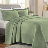 Lightweight Cotton Bedspread Sets 3-Piece Diamond Jacquard Matelassé