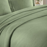 Lightweight Cotton Bedspread Sets 3-Piece Diamond Jacquard Matelassé