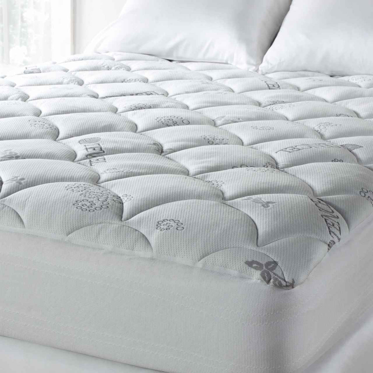 Spa Luxe® TENCEL® Blend Cool Touch Plush Mattress Pad