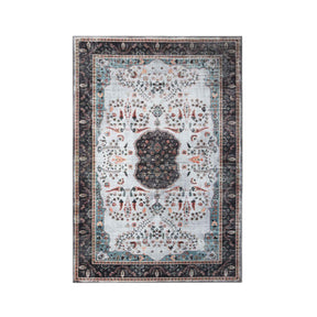 Sparrow Classic Medallion Washable Indoor Area Rug or Runner