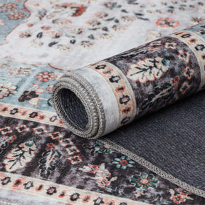Sparrow Classic Medallion Washable Indoor Area Rug or Runner