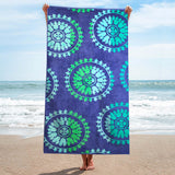 Spinning Wheels Oversized Cotton Beach Towel Set of 2 Piece