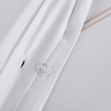 100% Cotton Two-Line Embroidered Duvet Cover Set