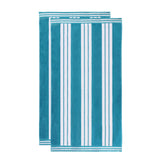 Striped Oversized Cotton Beach Towel Set of 2, 4, or 6 Piece
