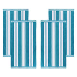 Striped Oversized Cotton Beach Towel Set of 2, 4, or 6 Piece