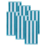 Striped Oversized Cotton Beach Towel Set of 2, 4, or 6 Piece