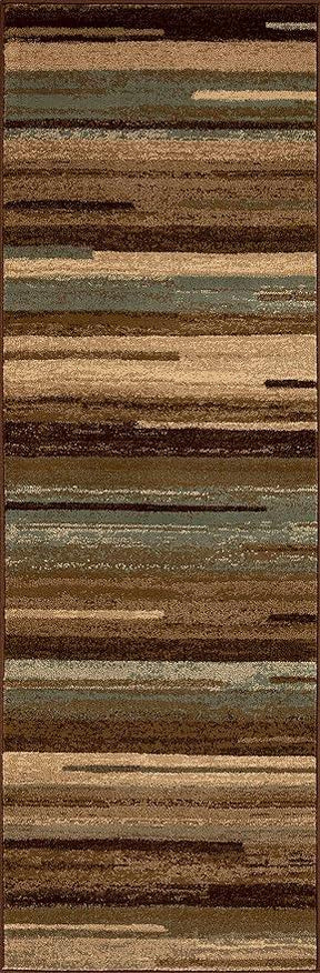Stripes Abstract Lines Indoor Large Area Rugs or Runner Rug