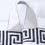 Superior Athens Cotton Greek Key Trim 8 Piece Towel Set