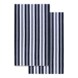Superior Maui Striped Oversized Absorbent Cotton 2 Piece Beach Towel