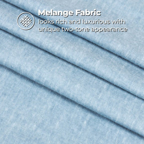 Superior Melange Flannel Cotton Two-Toned Fuzzy Pillowcases, Set of 2