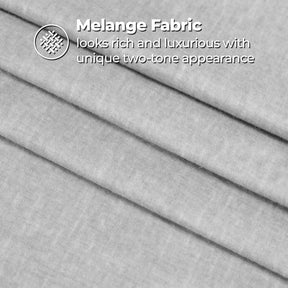 Superior Melange Flannel Cotton Two-Toned Fuzzy Pillowcases, Set of 2
