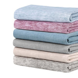 Superior Melange Flannel Cotton Two-Toned Fuzzy Pillowcases, Set of 2