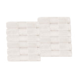 Superior Premium Turkish Cotton 12-Piece Face Towel Set