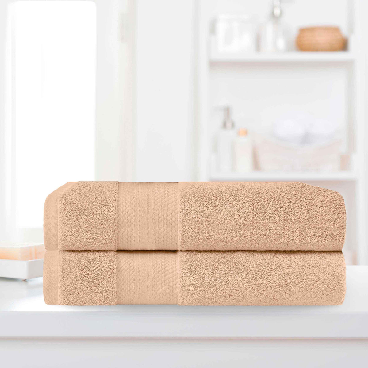 Superior Premium Turkish Cotton 2-Piece Bath Sheet Set