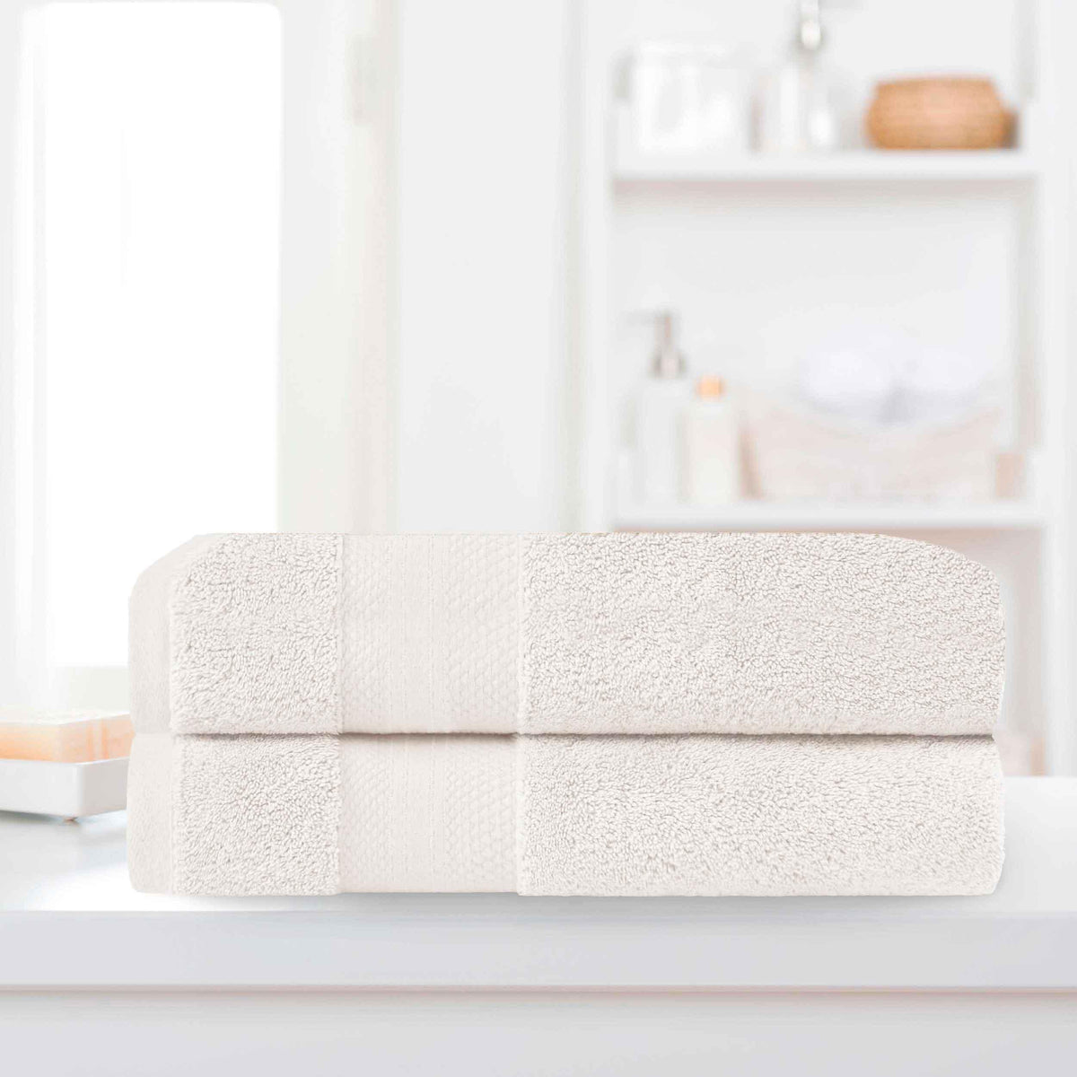 Superior Premium Turkish Cotton 2-Piece Bath Sheet Set