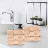 Superior Premium Turkish Cotton 6-Piece Hand Towel Set