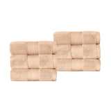 Superior Premium Turkish Cotton 6-Piece Hand Towel Set